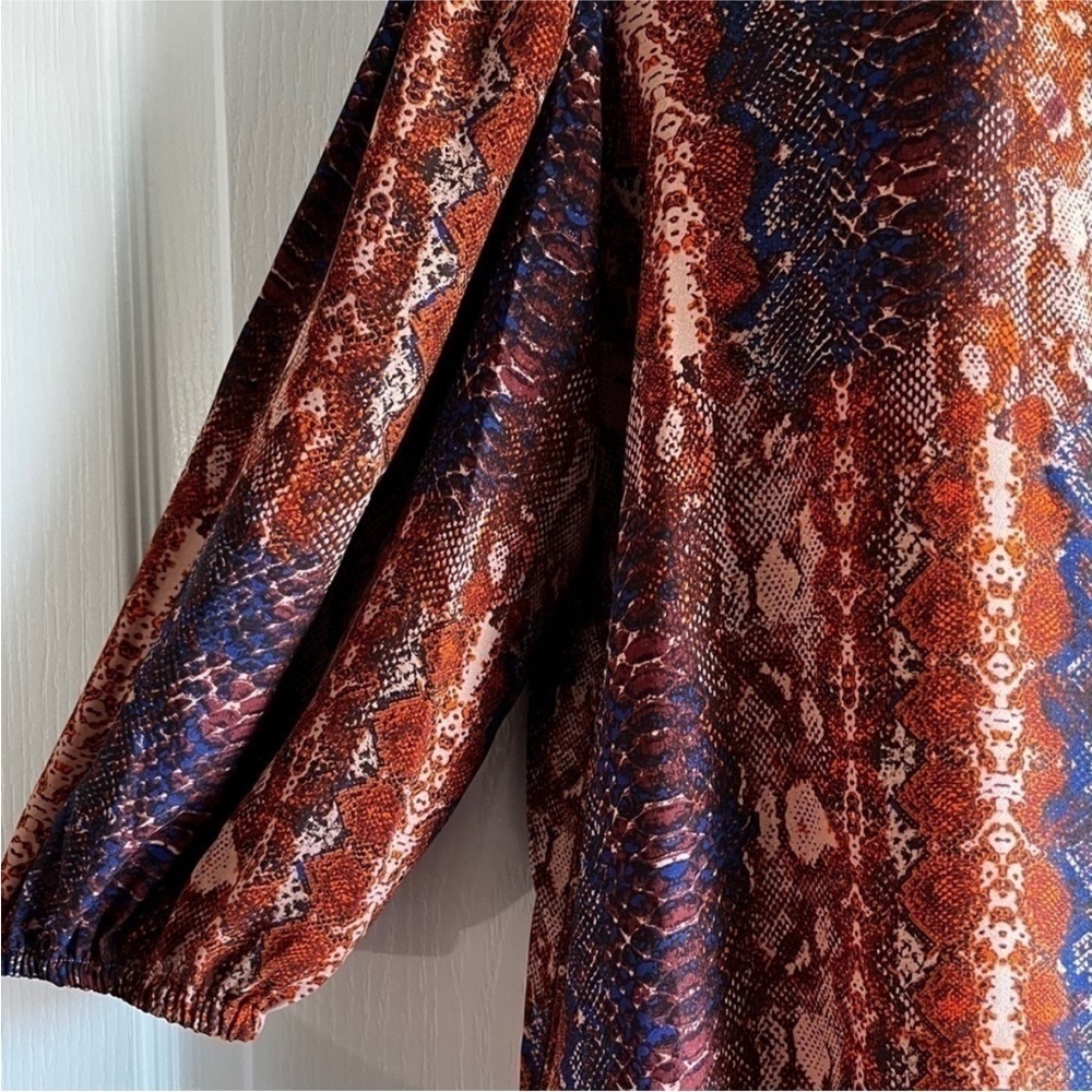 Nanette Lepore Animal Print Blouse - Picture 4 of 8